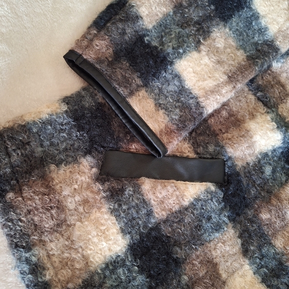 NWT_Knox Rose plaid sweater overcoat - Picture 11 of 12